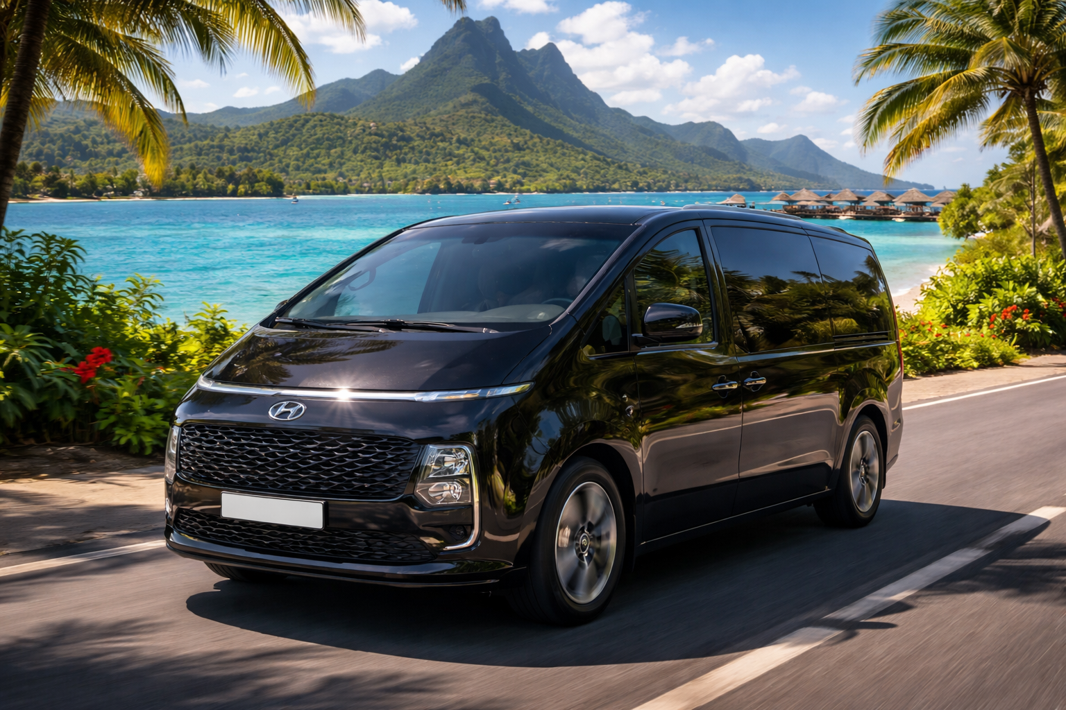 Van privé à Tahiti