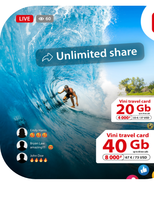 Vini Travel Card